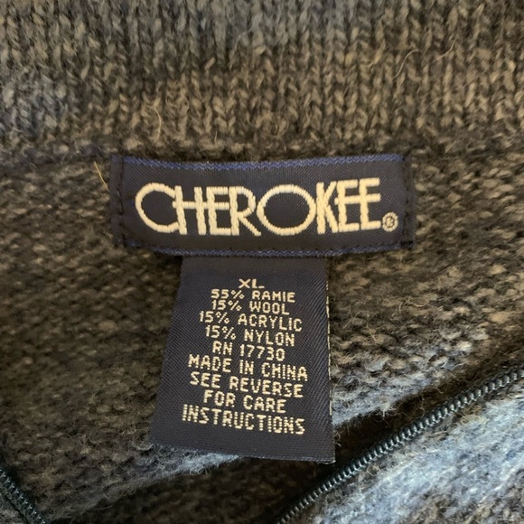 Vintage 90’s men’s textured sweater, Cherokee sweater, grandpacore XL - Picture 5 of 5